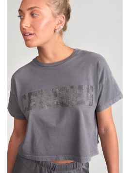 T-Shirt Darbigi gris loose